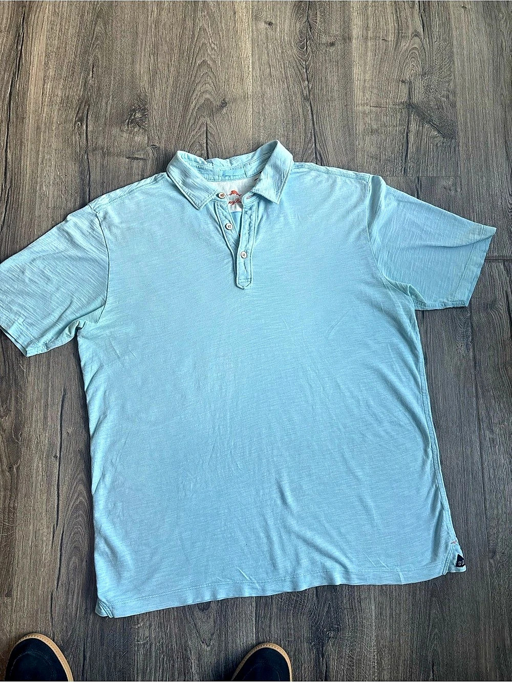 Tommy Bahama Men's Blue Polo Shirt Size Large